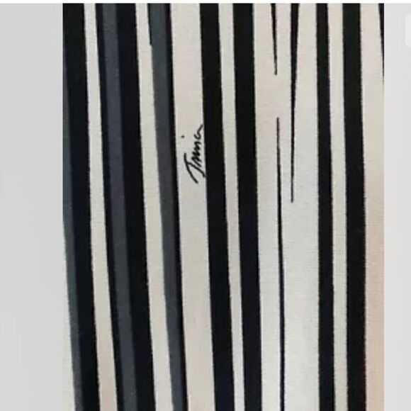 Trina Turk Womens Red And Black Stripe Dress - Picture 3 of 7